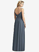 Front View Thumbnail - Silverstone Cowl-Back Double Strap Maxi Dress with Side Slit
