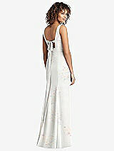Front View Thumbnail - Spring Fling Sleeveless Tie Back Chiffon Trumpet Gown