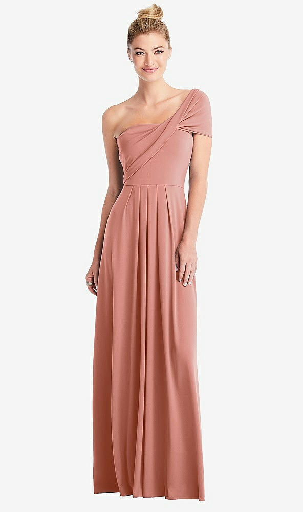Front View - Desert Rose Loop Convertible Maxi Dress