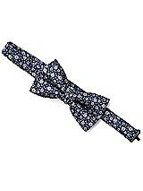 Rear View Thumbnail - Sofia Blue/cloudy/blush Arnit Floral Jacquard Pre-Tied Bow-Tie
