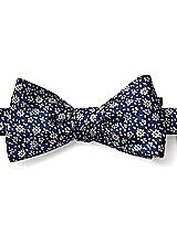 Side View Thumbnail - Sofia Blue/cloudy/blush Arnit Floral Jacquard Self-Tie Bow-Tie