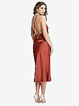 Alt View 1 Thumbnail - Amber Sunset Cowl-Neck Convertible Midi Slip Dress - Piper