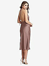 Rear View Thumbnail - Sienna Cowl-Neck Convertible Midi Slip Dress - Piper