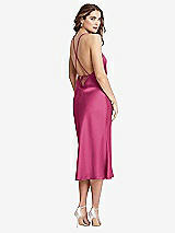 Alt View 1 Thumbnail - Tea Rose Cowl-Neck Convertible Midi Slip Dress - Piper