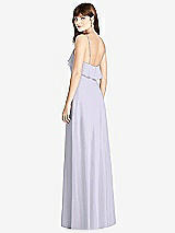 Rear View Thumbnail - Silver Dove Ruffle-Trimmed Backless Maxi Dress