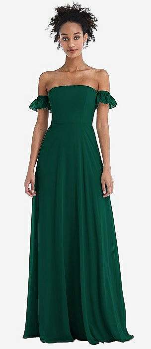 big green dress