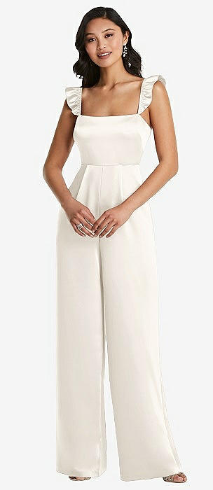 White Jumpsuit Bridesmaid Dresses