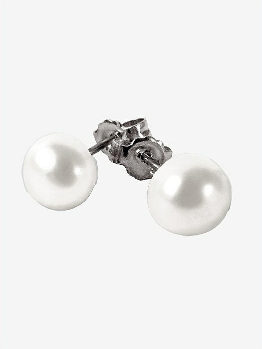 Buy VIEN Round Natural Pearl Earrings Geometric Freshwater Pearl Earrings  for Women at Amazon.in