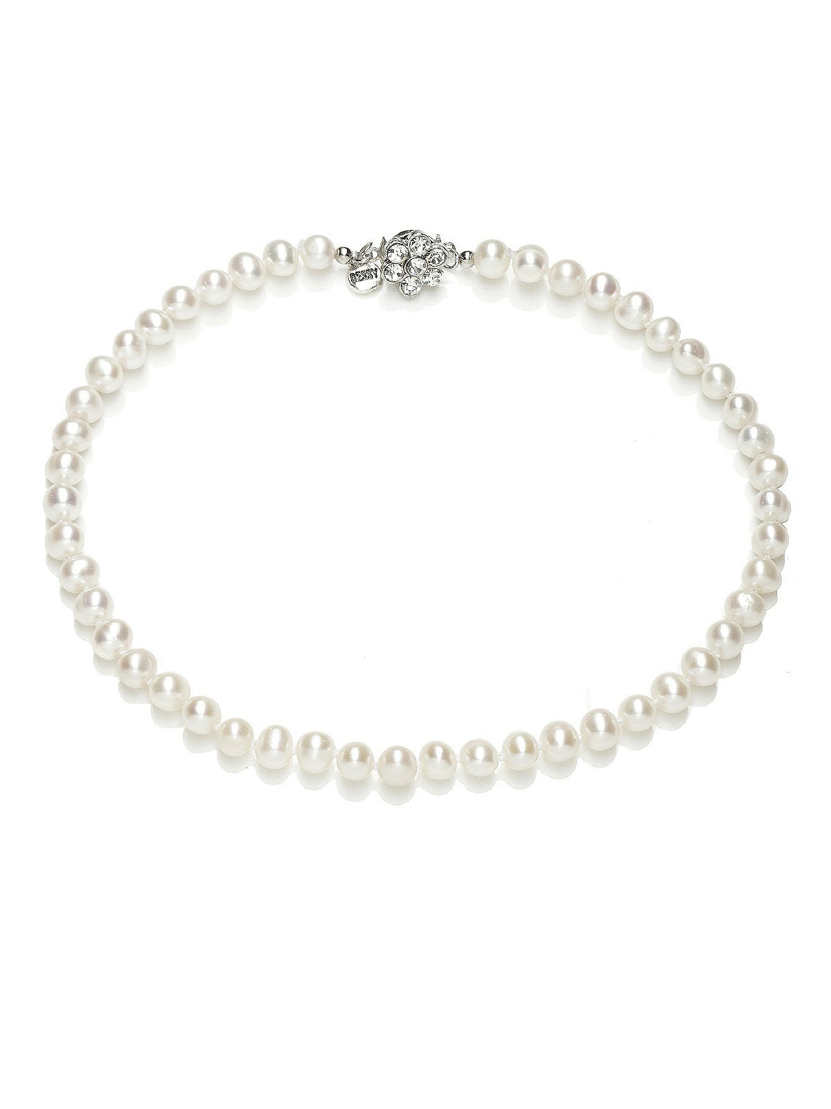 Children's Pearl Necklace - 12.5 Inch In Natural | The Dessy Group
