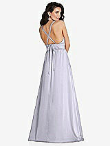Alt View 1 Thumbnail - Silver Dove Deep V-Neck Shirred Skirt Maxi Dress with Convertible Straps