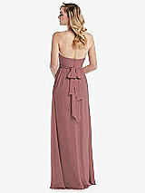 Alt View 7 Thumbnail - Rosewood Empire Waist Shirred Skirt Convertible Sash Tie Maxi Dress