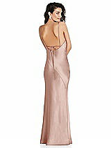 Alt View 1 Thumbnail - Toasted Sugar V-Neck Convertible Strap Bias Slip Dress with Front Slit