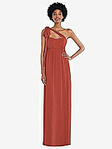 Alt View 2 Thumbnail - Amber Sunset Convertible Tie-Shoulder Empire Waist Maxi Dress