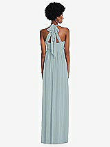 Alt View 5 Thumbnail - Morning Sky Convertible Tie-Shoulder Empire Waist Maxi Dress