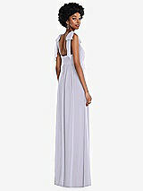 Rear View Thumbnail - Silver Dove Convertible Tie-Shoulder Empire Waist Maxi Dress