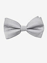 Front View Thumbnail - French Gray Peau de Soie Boy's Clip Bow Tie by After Six
