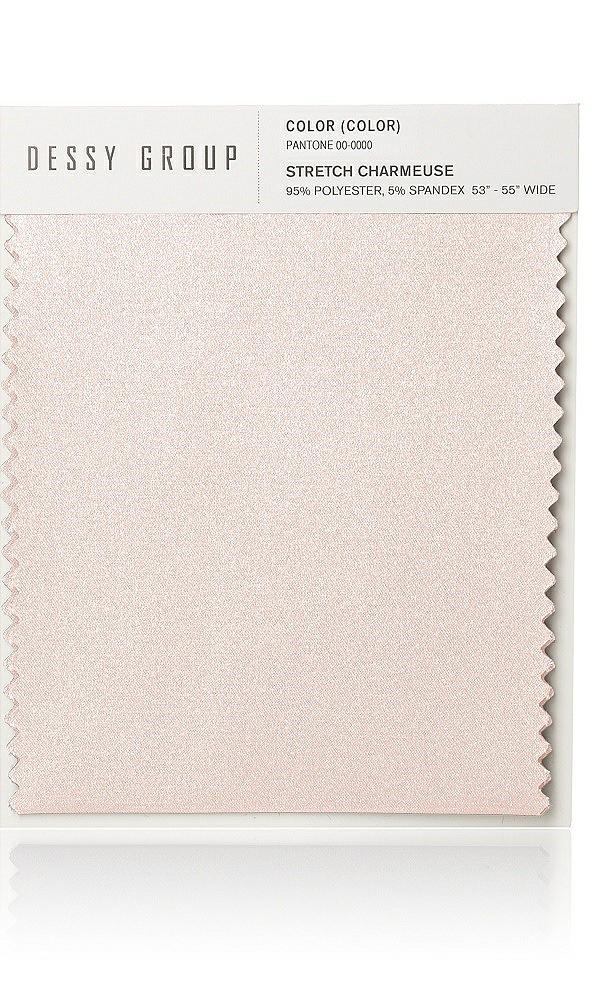 Front View - Blush Stretch Charmeuse Swatch