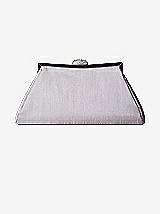 Front View Thumbnail - Jubilee Dupioni Trapezoid Clutch with Jeweled Clasp