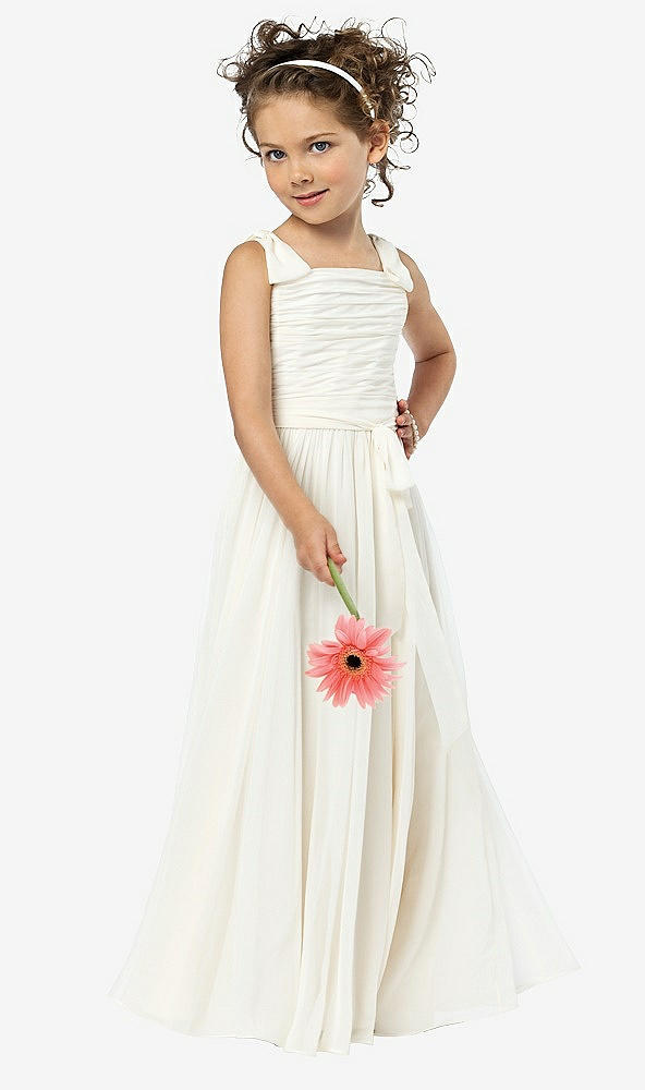 Front View - Ivory Flower Girl Style FL4033