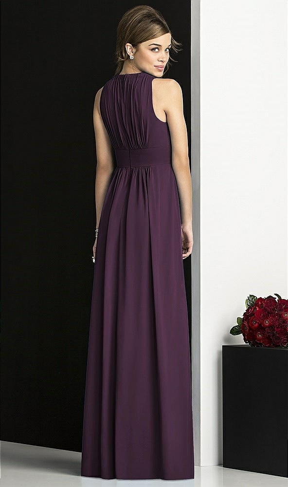 Back View - Aubergine After Six Bridesmaids Style 6680