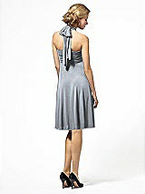 Alt View 2 Thumbnail - Platinum Twist Wrap Convertible Mini Dress