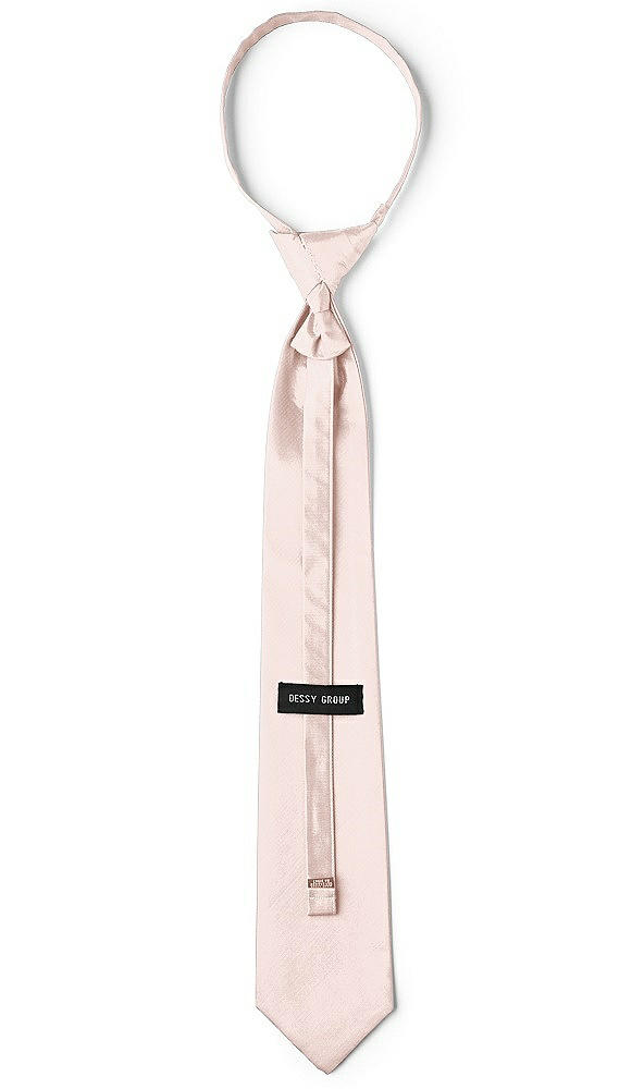 Back View - Pearl Pink Classic Yarn-Dyed Pre-Knotted Neckties by After Six