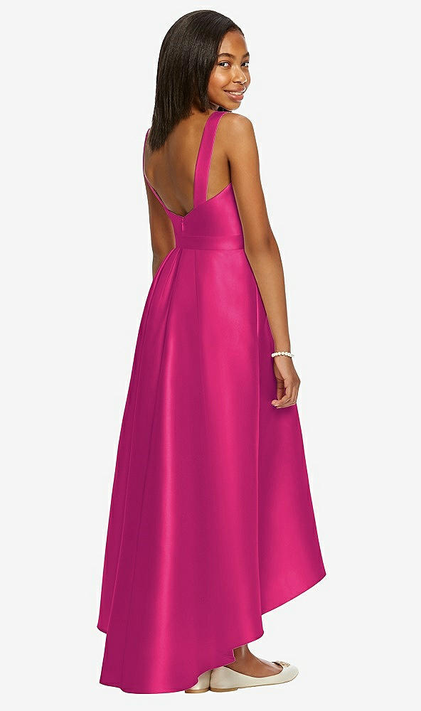 Back View - Think Pink Dessy Collection Junior Bridesmaid JR534