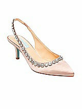 Front View Thumbnail - Nude Betsey Blue Cici Slingback Heels