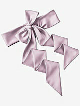 Rear View Thumbnail - Suede Rose Satin Twill Wedding Sash