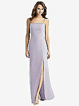 Rear View Thumbnail - Moondance Tie-Back Cutout Trumpet Gown with Front Slit