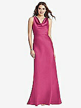 Front View Thumbnail - Tea Rose Cowl-Neck Maxi Tank Dress - Nova