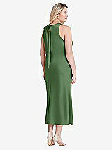 Alt View 3 Thumbnail - Vineyard Green Tie Neck Cutout Midi Tank Dress - Lou