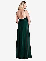 Alt View 2 Thumbnail - Evergreen Chiffon Maxi Wrap Dress with Sash - Cora