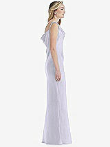Side View Thumbnail - Silver Dove Asymmetrical One-Shoulder Cowl Maxi Slip Dress