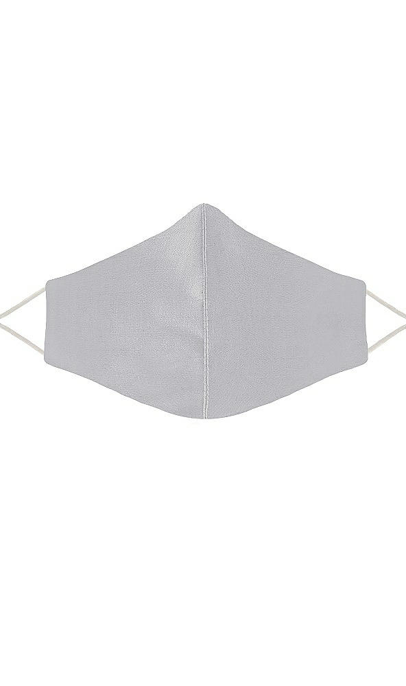 Front View - French Gray Peau de Soie Reusable Face Mask
