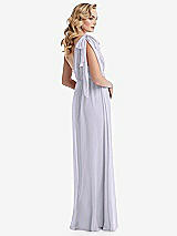 Alt View 4 Thumbnail - Silver Dove Empire Waist Shirred Skirt Convertible Sash Tie Maxi Dress