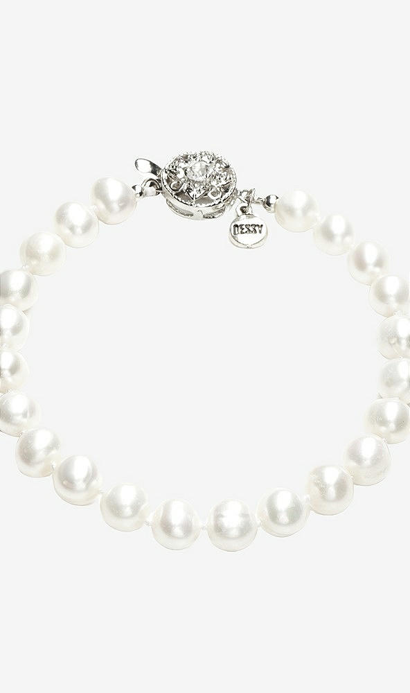 Front View - Natural Genuine Freshwater Pearl Bracelet