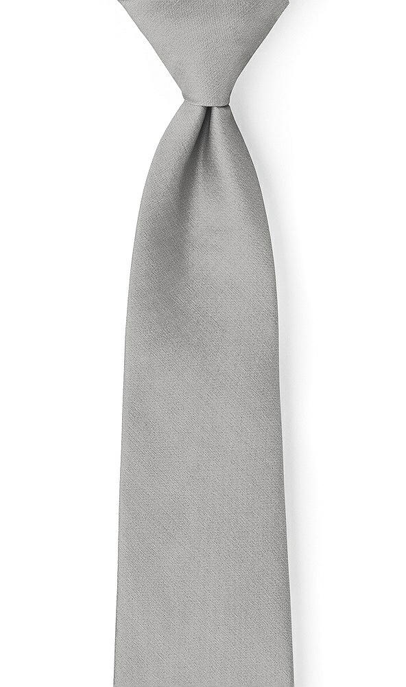 Front View - Chinchilla Peau de Soie Neckties by After Six
