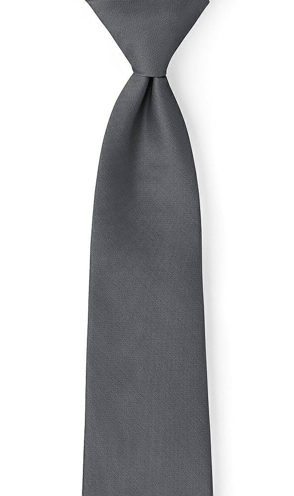 Front View - Ebony Peau de Soie Neckties by After Six