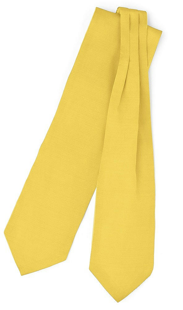 Front View - Daffodil Peau de Soie Cravats by After Six