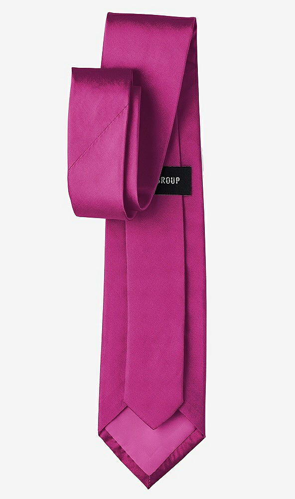 Back View - Fruit Punch Peau de Soie Boy's 50" Necktie by After Six