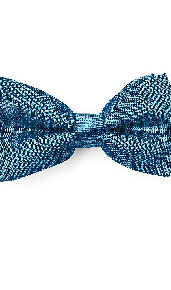 Front View - Mosaic Dupioni Boy's Clip Bow Tie by After Six