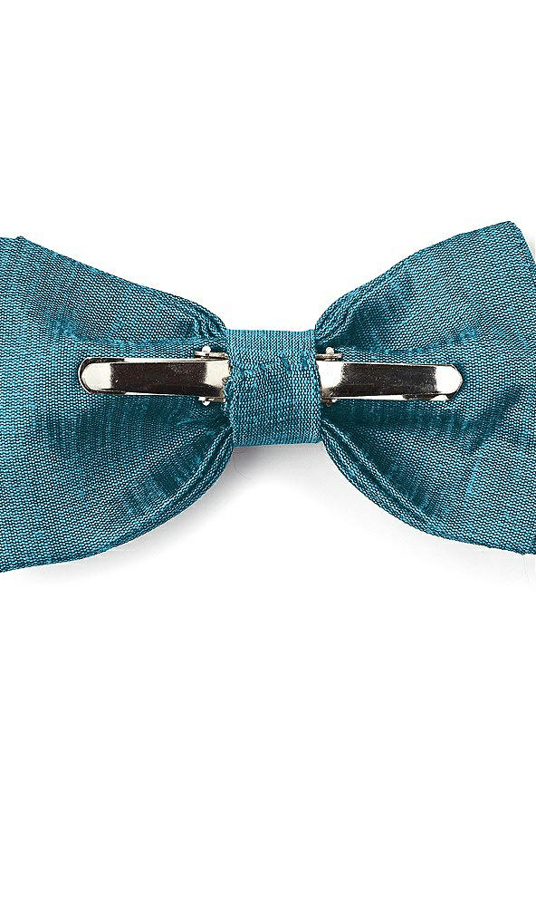 Back View - Niagara Dupioni Boy's Clip Bow Tie by After Six