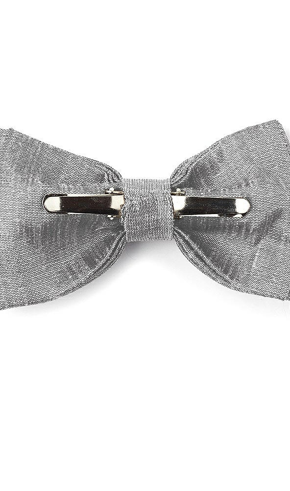 Back View - Quarry Dupioni Boy's Clip Bow Tie by After Six