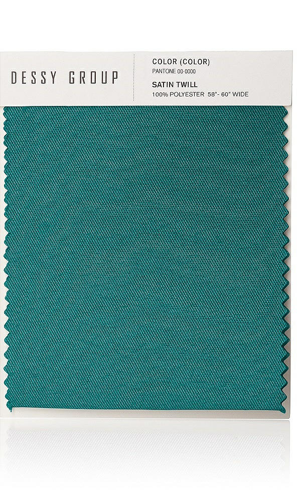 Front View - Jade Satin Twill Swatch