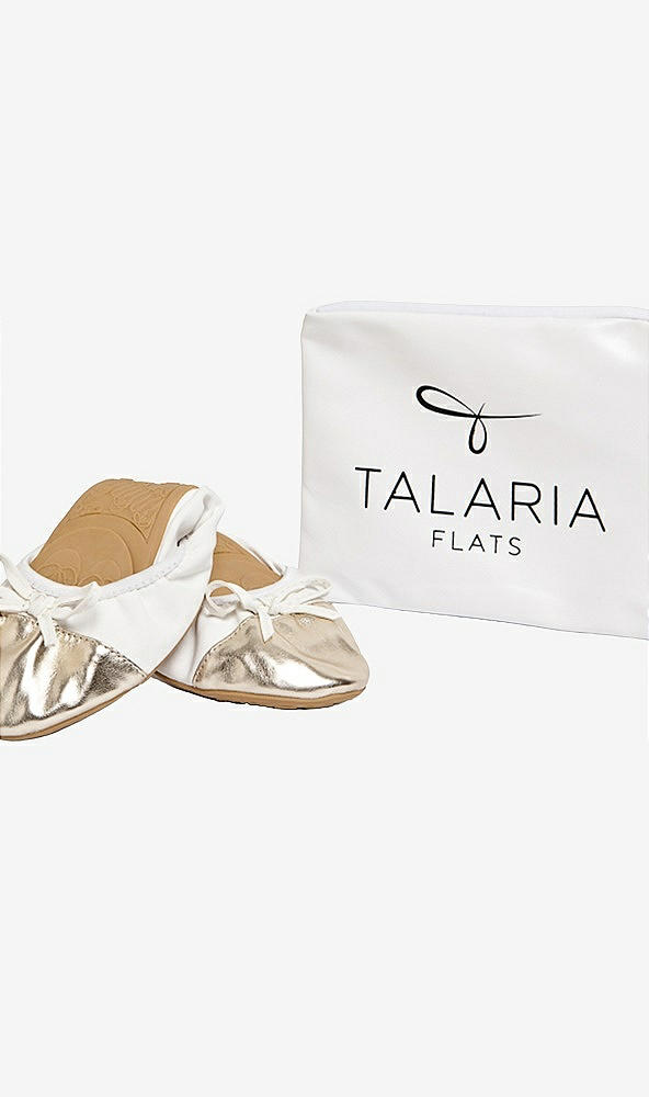 Front View - Soft White Talaria Premium Folding Flats