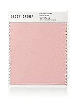 Front View Thumbnail - Rose - PANTONE Rose Quartz Matte Satin Fabric Swatch