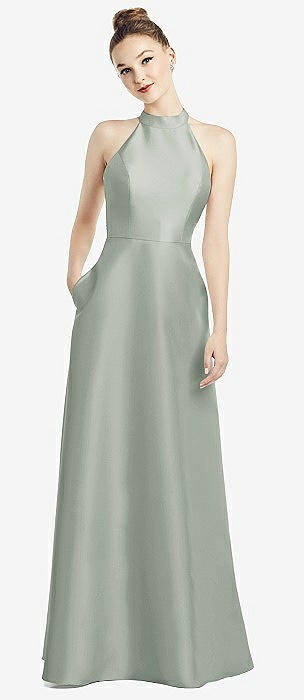 Alfred Sung Halter Bridesmaid Dresses