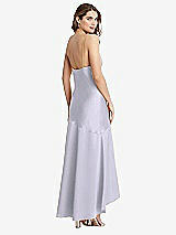 Rear View Thumbnail - Silver Dove Asymmetrical Drop Waist High-Low Slip Dress - Devon