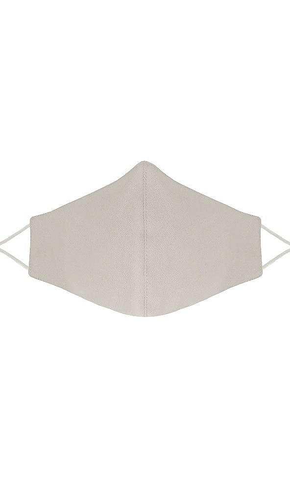Front View - Oyster Soft Jersey Reusable Face Mask